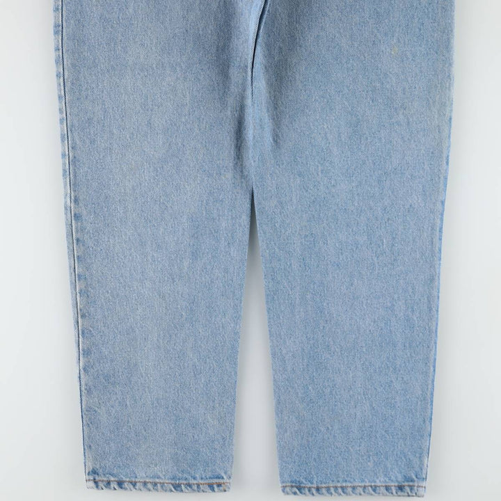 1990'S Levi's 40550-0213 Orange Tab Tapered Denim Pants, Made in USA, Men's W36 (approx.), Vintage cotton blue type Vintage Second Hand