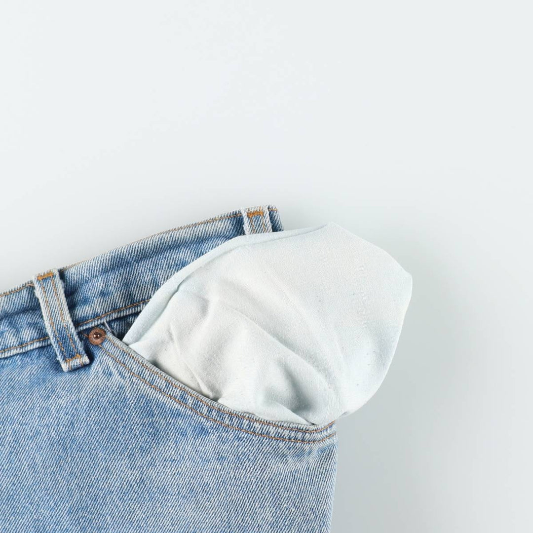 1990'S Levi's 40550-0213 Orange Tab Tapered Denim Pants, Made in USA, Men's W36 (approx.), Vintage cotton blue type Vintage Second Hand
