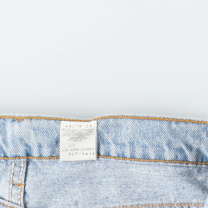1990'S Levi's 550 Loose Fit Tapered Leg Denim Pants, Made in USA, Men's Size W36 (approx.), Vintage cotton blue type Vintage Second Hand