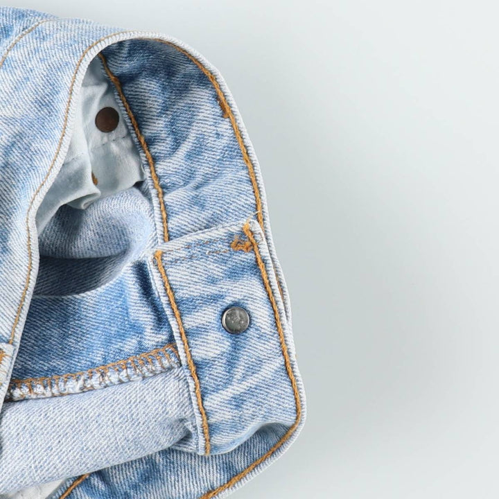 1990'S Levi's 550 Loose Fit Tapered Leg Denim Pants, Made in USA, Men's Size W36 (approx.), Vintage cotton blue type Vintage Second Hand