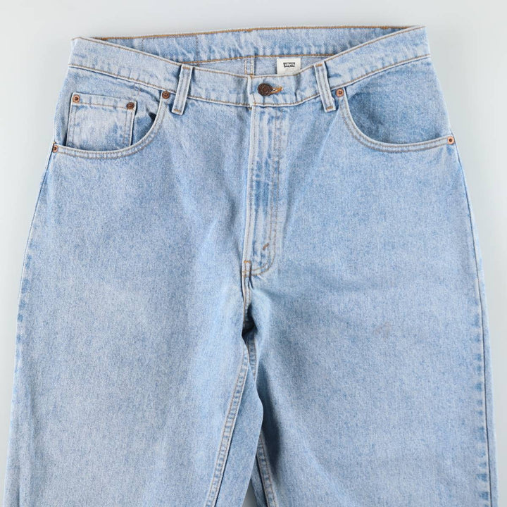 1990'S Levi's 550 Loose Fit Tapered Leg Denim Pants, Made in USA, Men's Size W36 (approx.), Vintage cotton blue type Vintage Second Hand