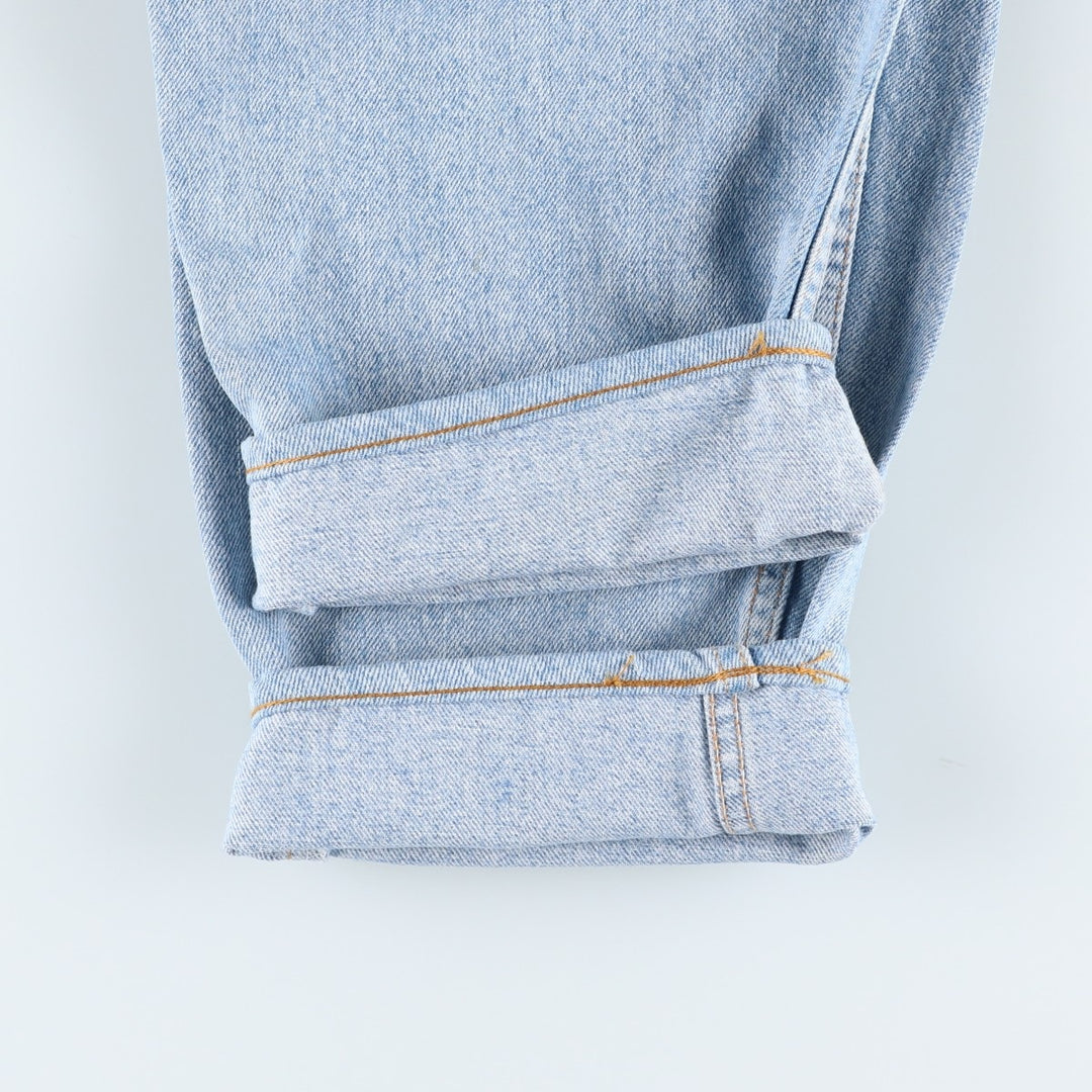 1990'S Levi's 550 Loose Fit Tapered Leg Denim Pants, Made in USA, Men's Size W36 (approx.), Vintage cotton blue type Vintage Second Hand