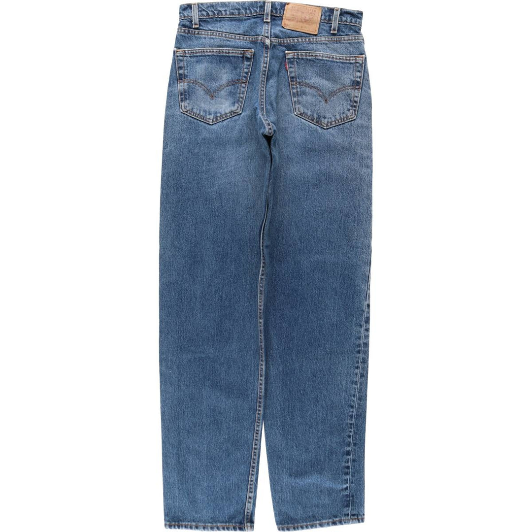 90'S Levi's 550 Relaxed Fit Tapered Denim Pants Made in USA Men's W33 Vintage cotton blue type Vintage Second Hand