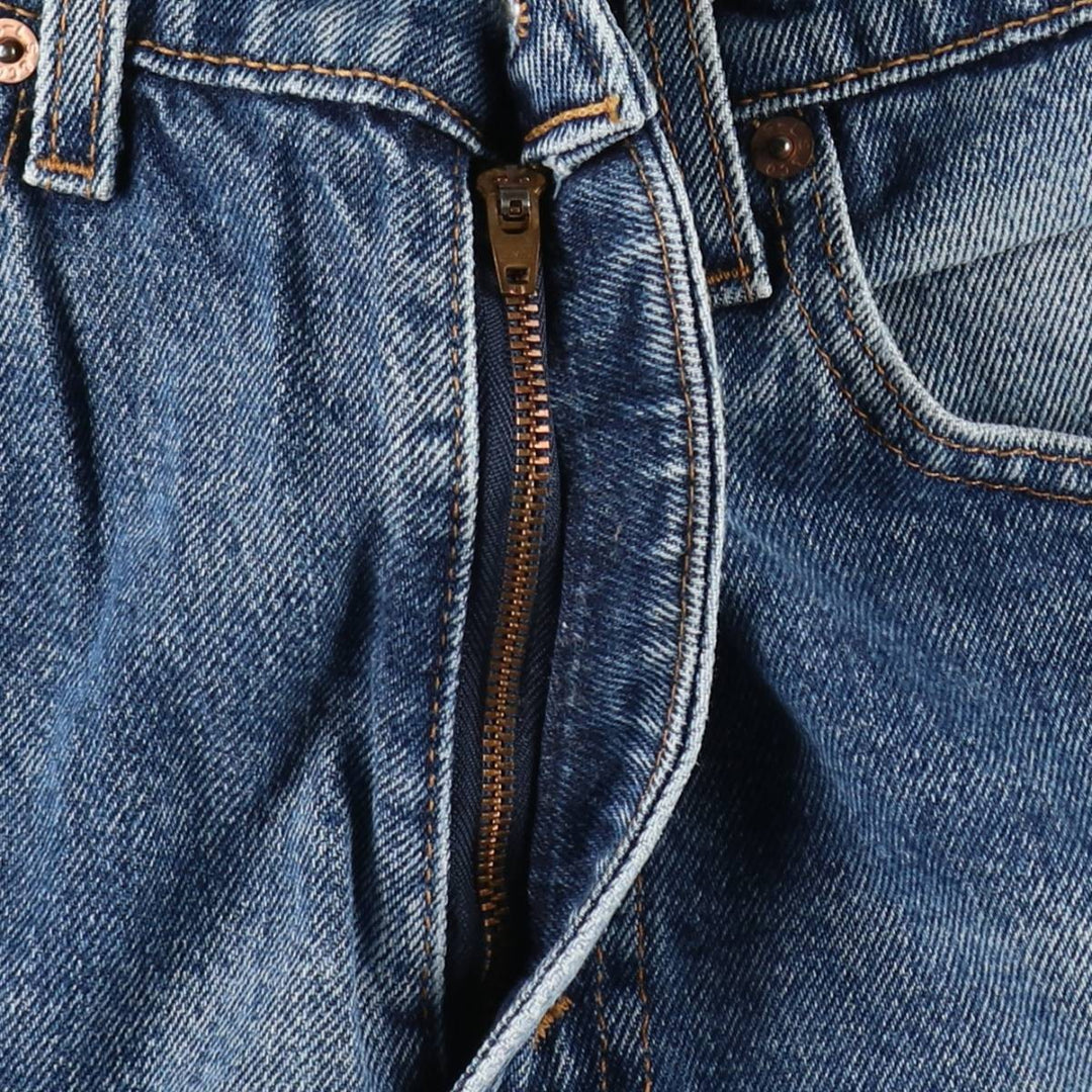 90'S Levi's 550 Relaxed Fit Tapered Denim Pants Made in USA Men's W33 Vintage cotton blue type Vintage Second Hand