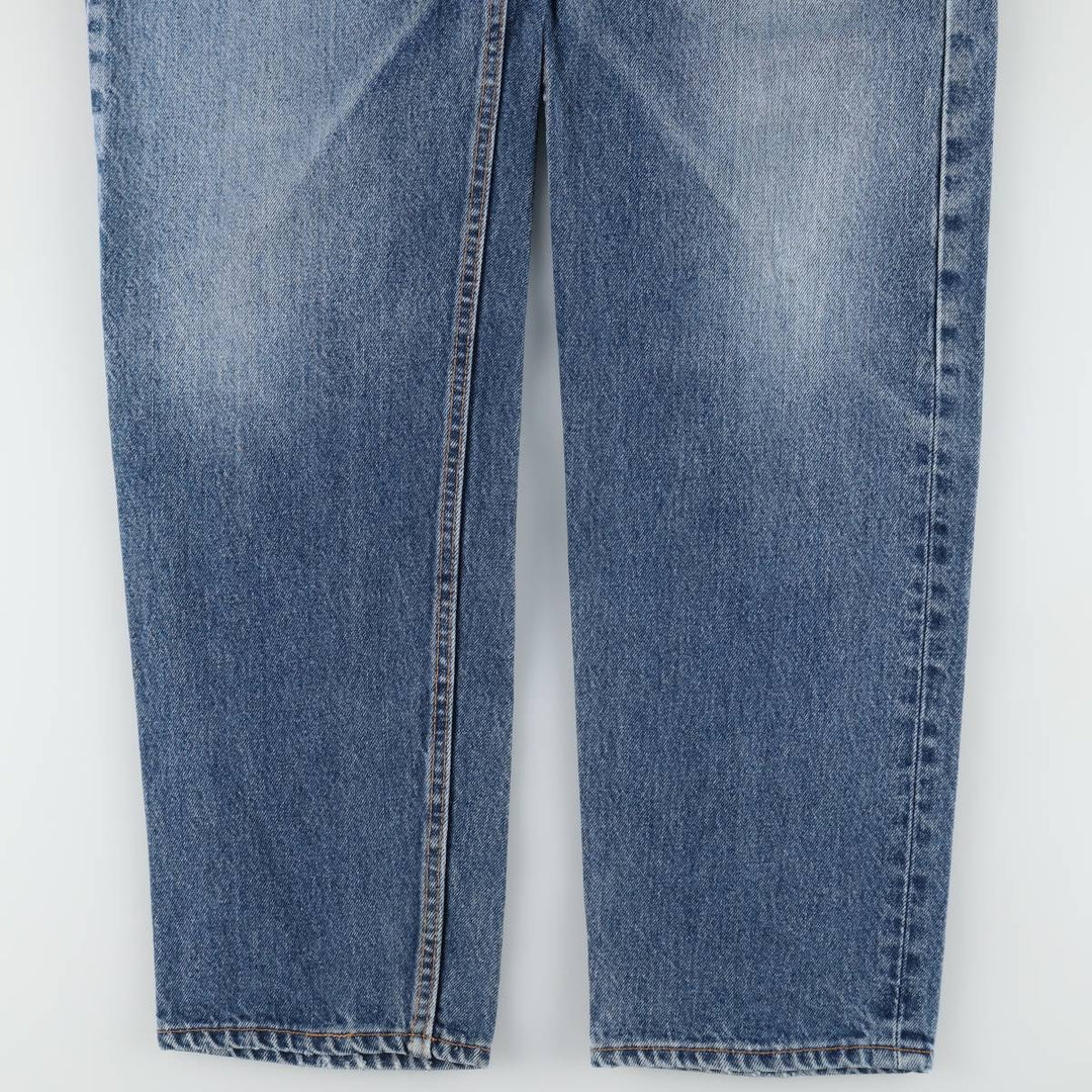 90'S Levi's 550 Relaxed Fit Tapered Denim Pants Made in USA Men's W33 Vintage cotton blue type Vintage Second Hand