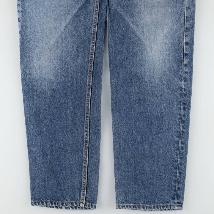 90'S Levi's 550 Relaxed Fit Tapered Denim Pants Made in USA Men's W33 Vintage cotton blue type Vintage Second Hand