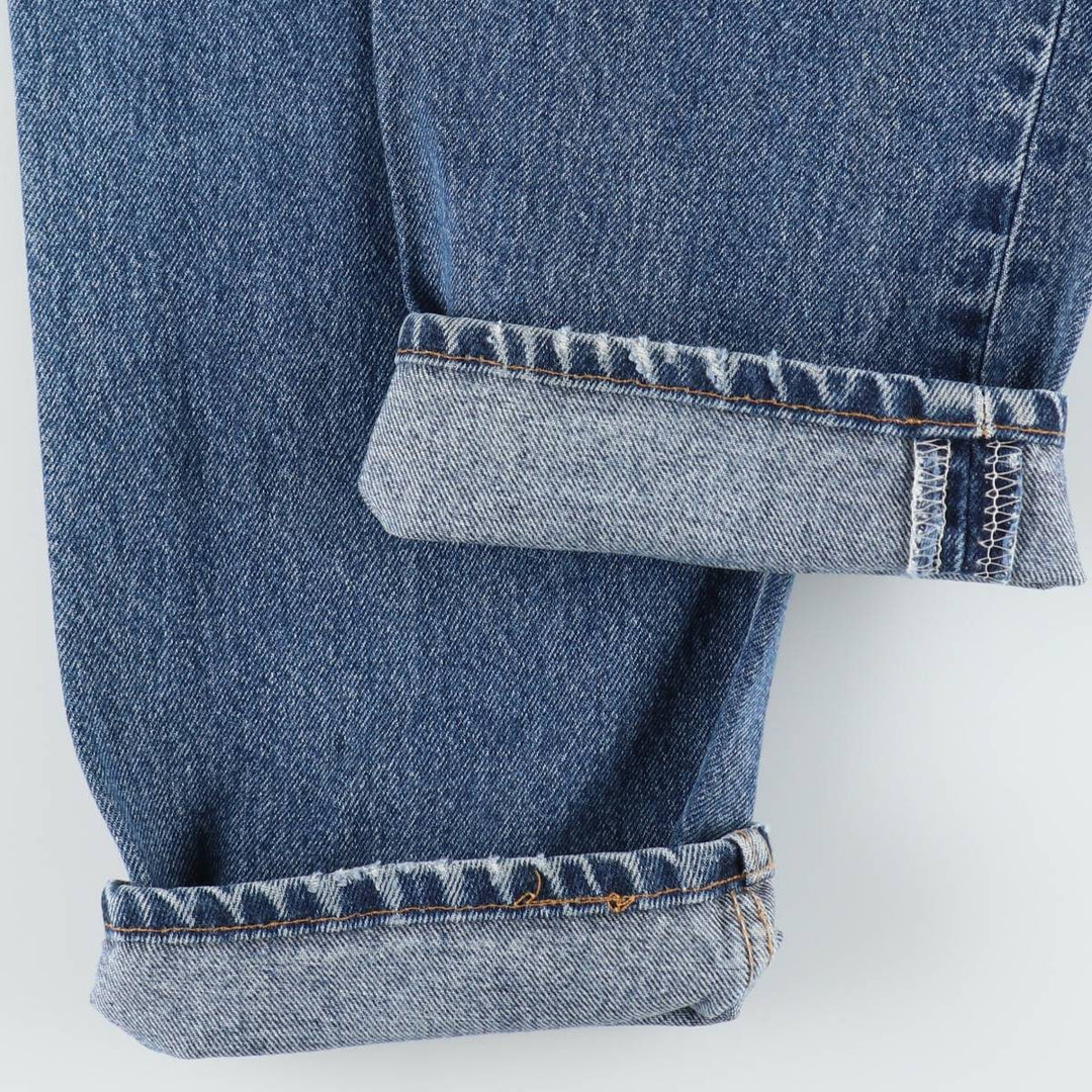 90'S Levi's 550 Relaxed Fit Tapered Denim Pants Made in USA Men's W33 Vintage cotton blue type Vintage Second Hand