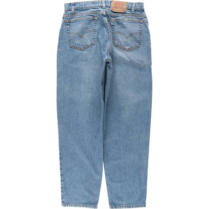 90'S Levi's 560 LOOSE FIT TAPERED LEG Tapered Denim Pants Made in USA Men's W34 Vintage cotton blue type Vintage Second Hand