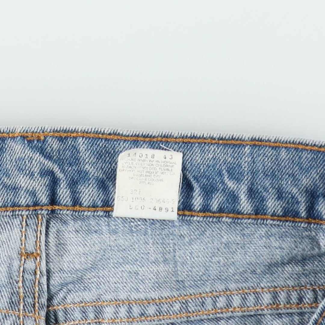 90'S Levi's 560 LOOSE FIT TAPERED LEG Tapered Denim Pants Made in USA Men's W34 Vintage cotton blue type Vintage Second Hand