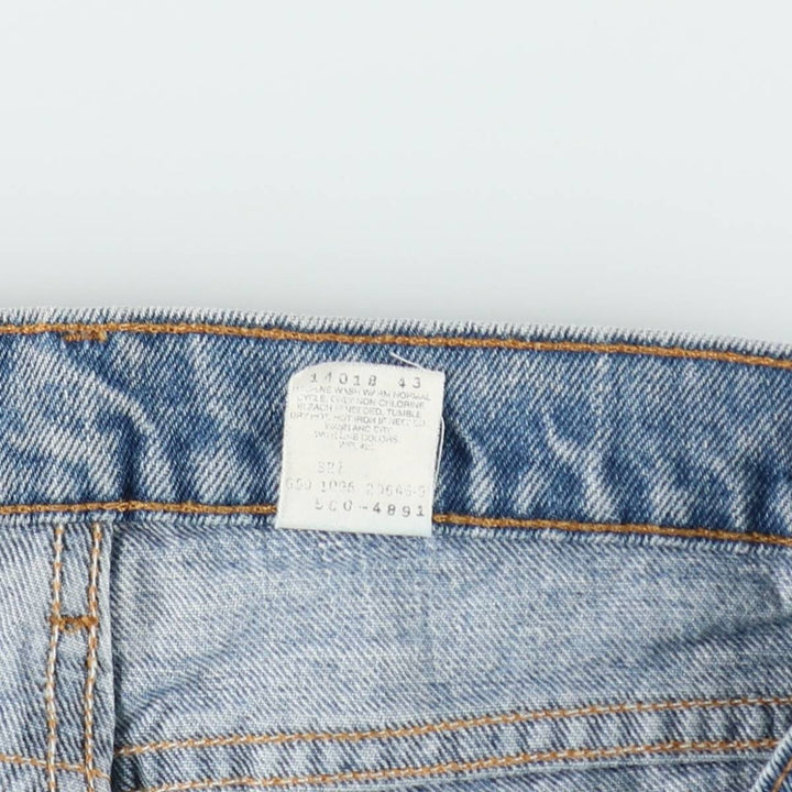 90'S Levi's 560 LOOSE FIT TAPERED LEG Tapered Denim Pants Made in USA Men's W34 Vintage cotton blue type Vintage Second Hand
