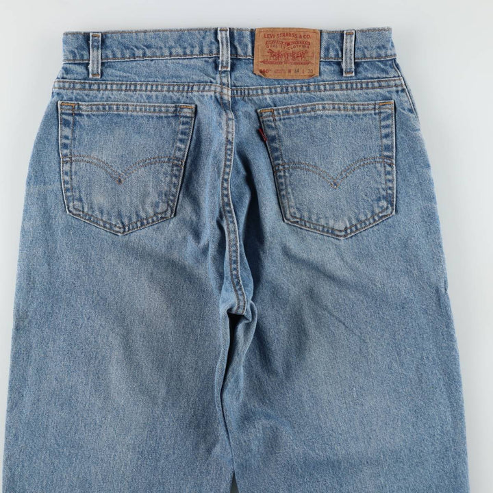 90'S Levi's 560 LOOSE FIT TAPERED LEG Tapered Denim Pants Made in USA Men's W34 Vintage cotton blue type Vintage Second Hand