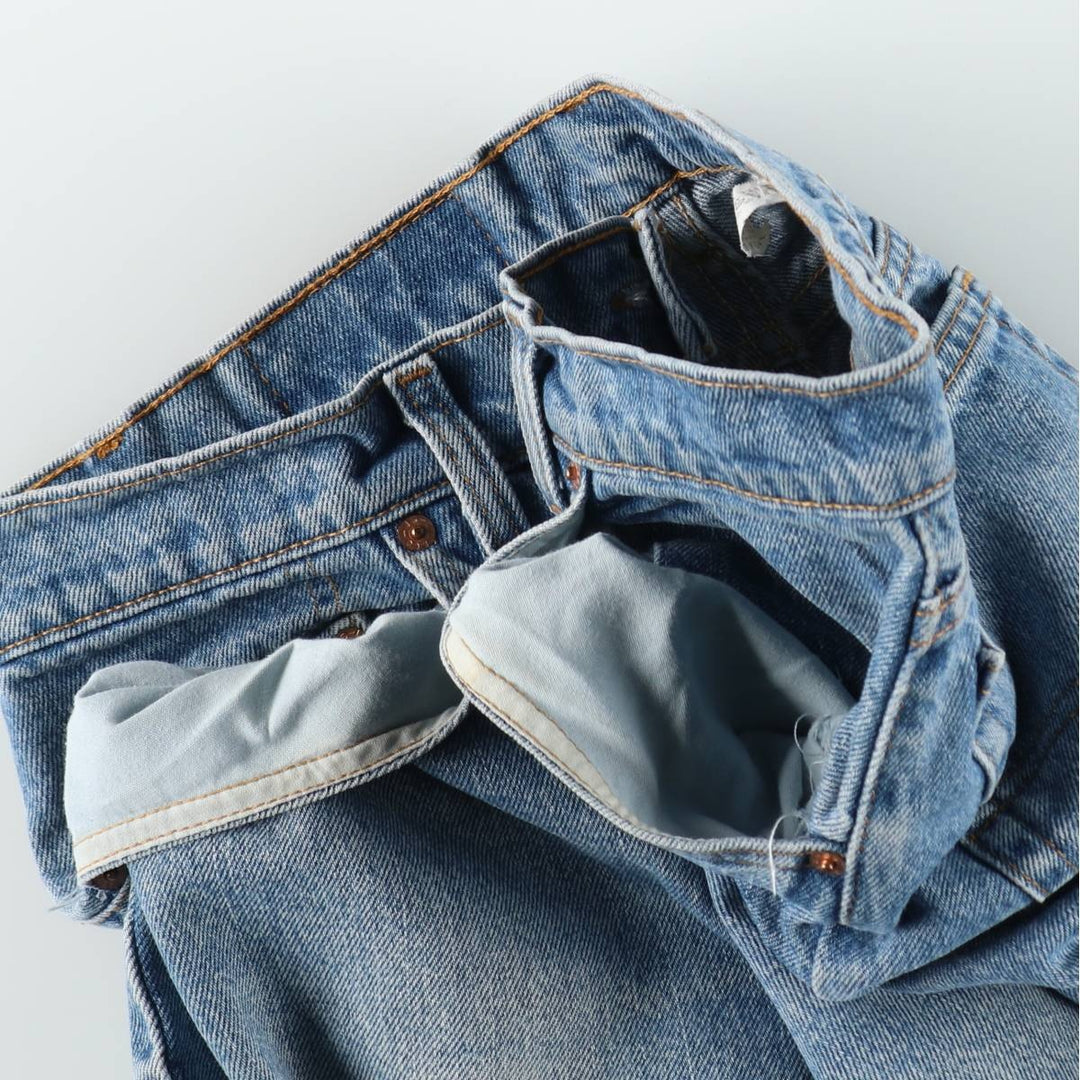 90'S Levi's 560 LOOSE FIT TAPERED LEG Tapered Denim Pants Made in USA Men's W34 Vintage cotton blue type Vintage Second Hand