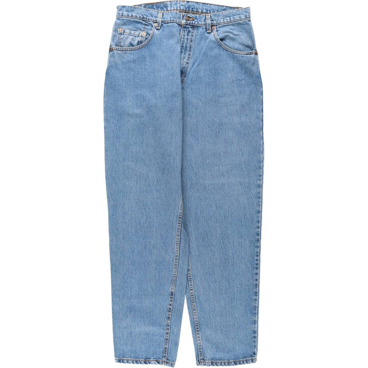 1990'S Levi's 550 Loose Fit Tapered Leg Denim Pants, Made in USA, Men's Size W34 (approx.), Vintage cotton blue type Vintage Second Hand