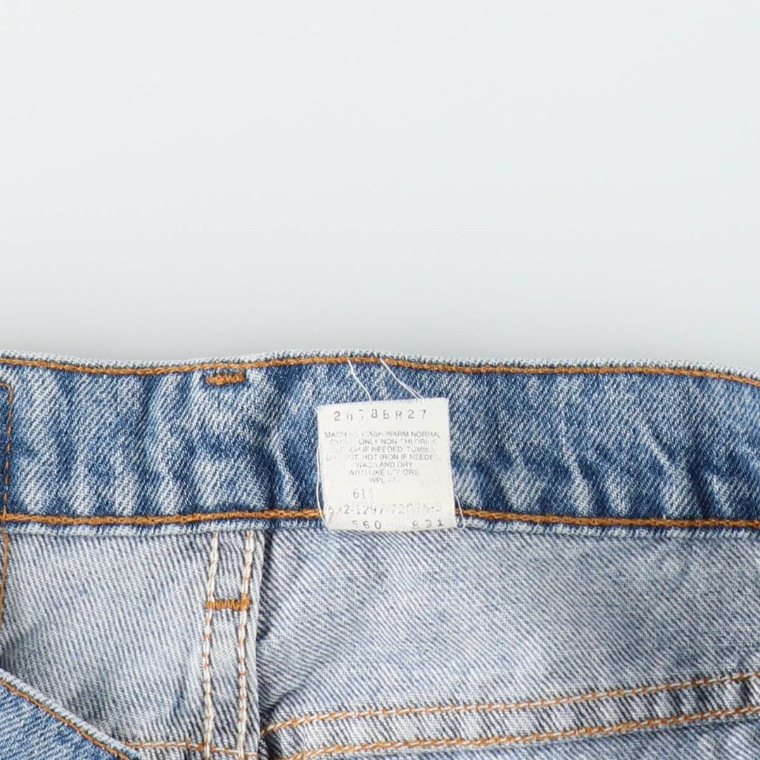 1990'S Levi's 550 Loose Fit Tapered Leg Denim Pants, Made in USA, Men's Size W34 (approx.), Vintage cotton blue type Vintage Second Hand