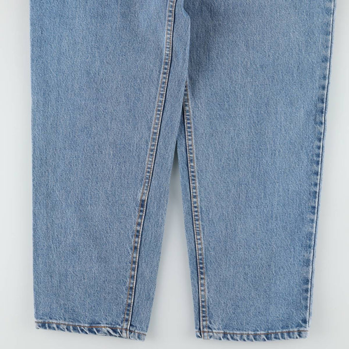 1990'S Levi's 550 Loose Fit Tapered Leg Denim Pants, Made in USA, Men's Size W34 (approx.), Vintage cotton blue type Vintage Second Hand