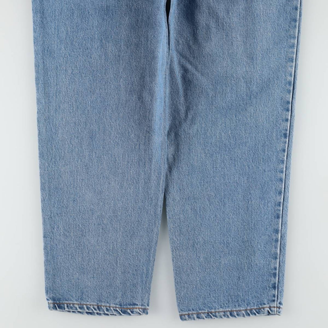 1990'S Levi's 550 Loose Fit Tapered Leg Denim Pants, Made in USA, Men's Size W34 (approx.), Vintage cotton blue type Vintage Second Hand