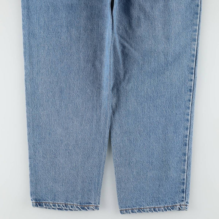 1990'S Levi's 550 Loose Fit Tapered Leg Denim Pants, Made in USA, Men's Size W34 (approx.), Vintage cotton blue type Vintage Second Hand
