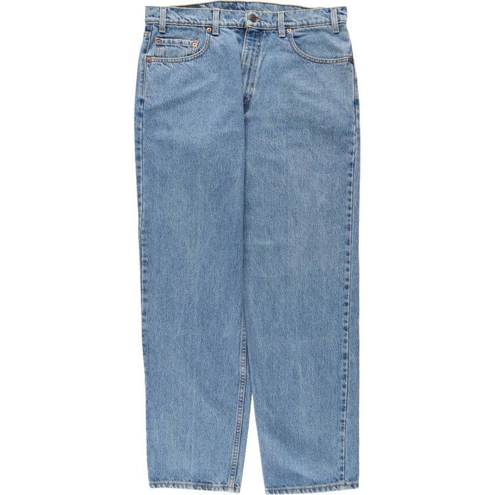 90'S Levi's 550 Relaxed Fit Tapered Denim Pants Made in USA Men's W35 Vintage cotton blue type Vintage Second Hand