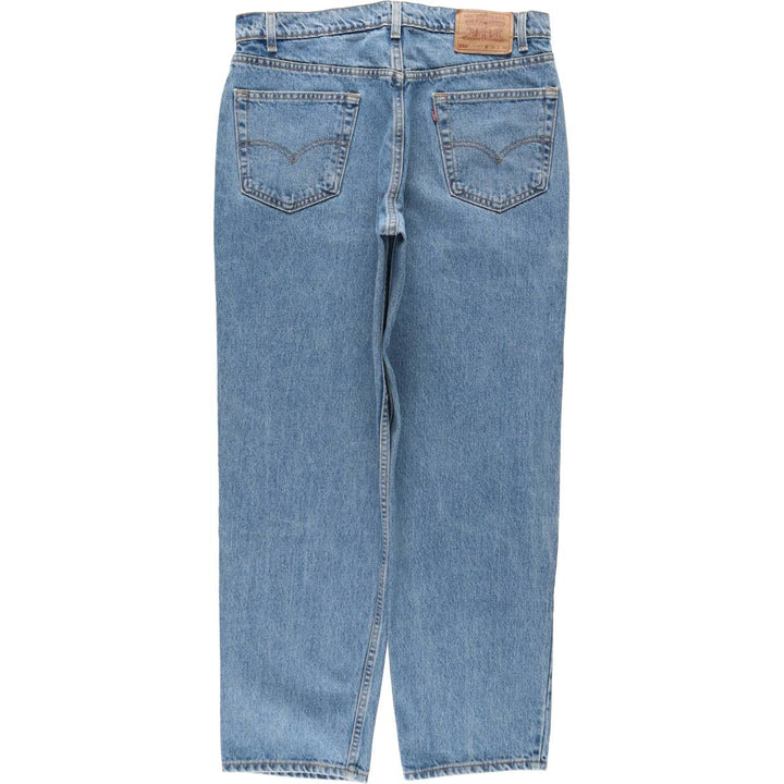 90'S Levi's 550 Relaxed Fit Tapered Denim Pants Made in USA Men's W35 Vintage cotton blue type Vintage Second Hand
