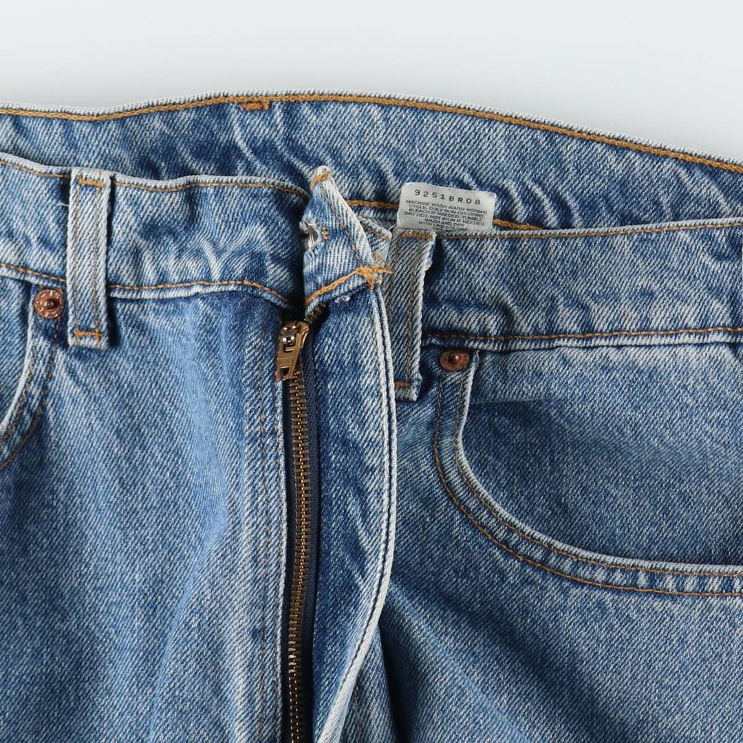 90'S Levi's 550 Relaxed Fit Tapered Denim Pants Made in USA Men's W35 Vintage cotton blue type Vintage Second Hand