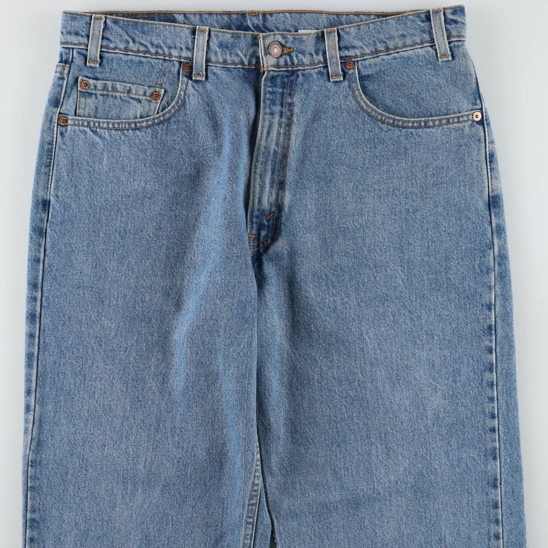 90'S Levi's 550 Relaxed Fit Tapered Denim Pants Made in USA Men's W35 Vintage cotton blue type Vintage Second Hand