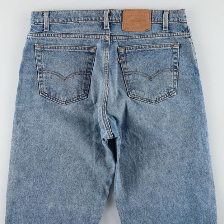 90'S Levi's 550 Relaxed Fit Tapered Leg Tapered Denim Pants Made in USA Men's W36 Vintage cotton blue type Vintage Second Hand