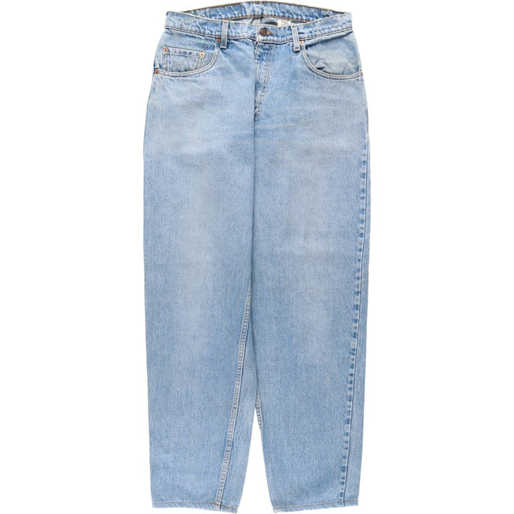 90'S Levi's 560 LOOSE FIT TAPERED LEG Tapered Denim Pants Made in USA Men's W34 Vintage cotton blue type Vintage Second Hand