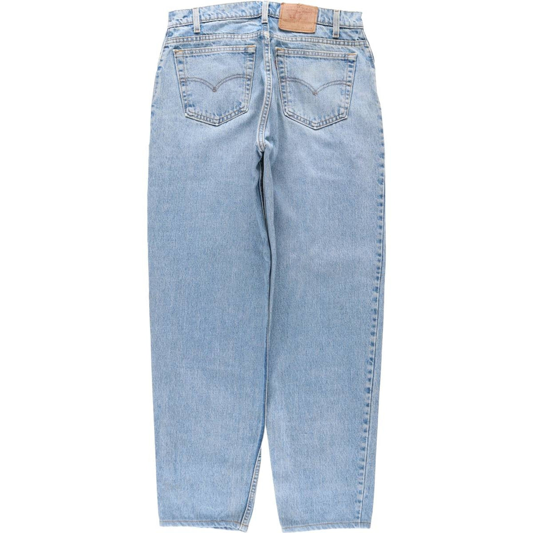 90'S Levi's 560 LOOSE FIT TAPERED LEG Tapered Denim Pants Made in USA Men's W34 Vintage cotton blue type Vintage Second Hand