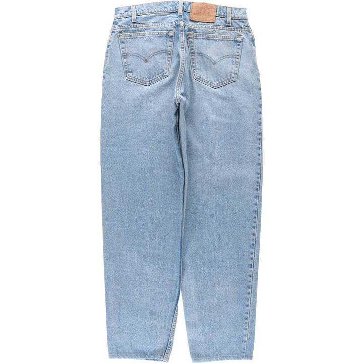 90'S Levi's 560 LOOSE FIT TAPERED LEG Tapered Denim Pants Made in USA Men's W34 Vintage cotton blue type Vintage Second Hand