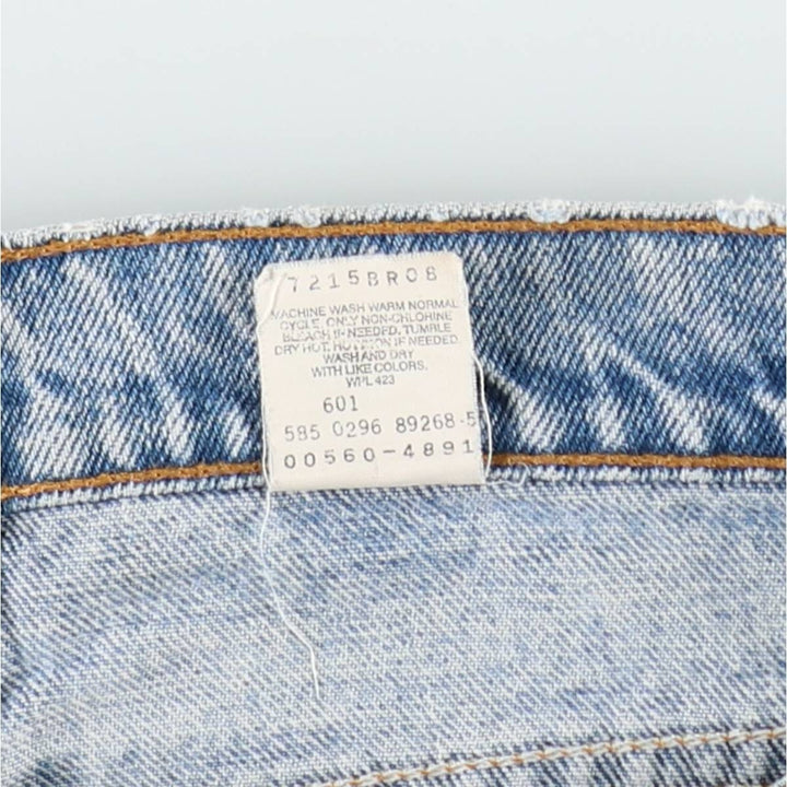 90'S Levi's 560 LOOSE FIT TAPERED LEG Tapered Denim Pants Made in USA Men's W34 Vintage cotton blue type Vintage Second Hand