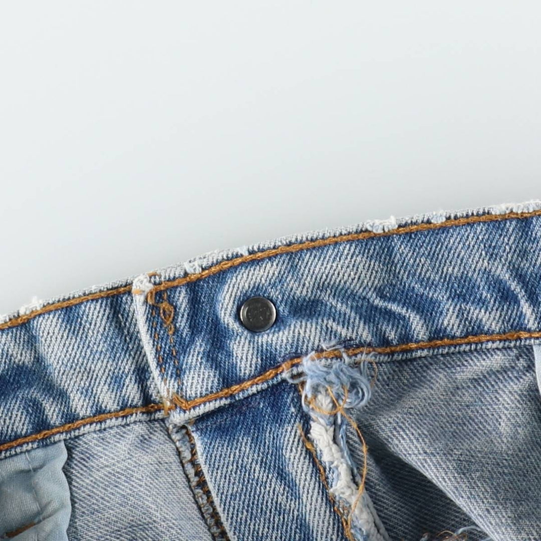 90'S Levi's 560 LOOSE FIT TAPERED LEG Tapered Denim Pants Made in USA Men's W34 Vintage cotton blue type Vintage Second Hand