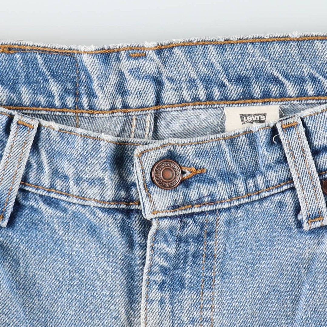 90'S Levi's 560 LOOSE FIT TAPERED LEG Tapered Denim Pants Made in USA Men's W34 Vintage cotton blue type Vintage Second Hand
