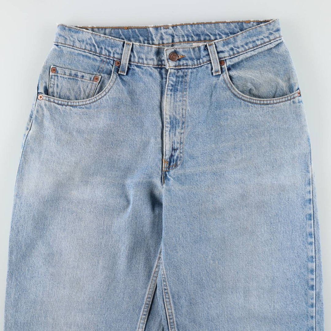 90'S Levi's 560 LOOSE FIT TAPERED LEG Tapered Denim Pants Made in USA Men's W34 Vintage cotton blue type Vintage Second Hand