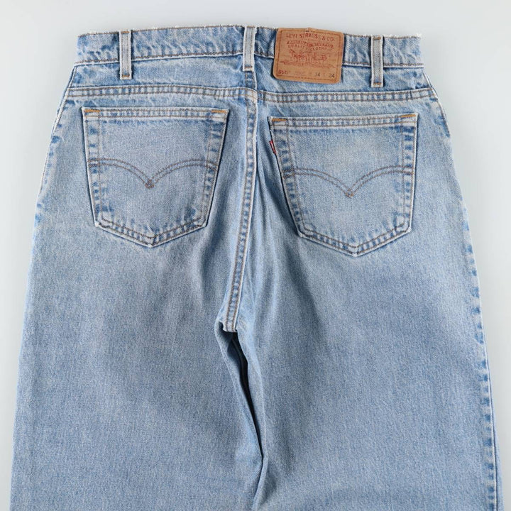 90'S Levi's 560 LOOSE FIT TAPERED LEG Tapered Denim Pants Made in USA Men's W34 Vintage cotton blue type Vintage Second Hand