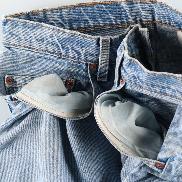 90'S Levi's 560 LOOSE FIT TAPERED LEG Tapered Denim Pants Made in USA Men's W34 Vintage cotton blue type Vintage Second Hand