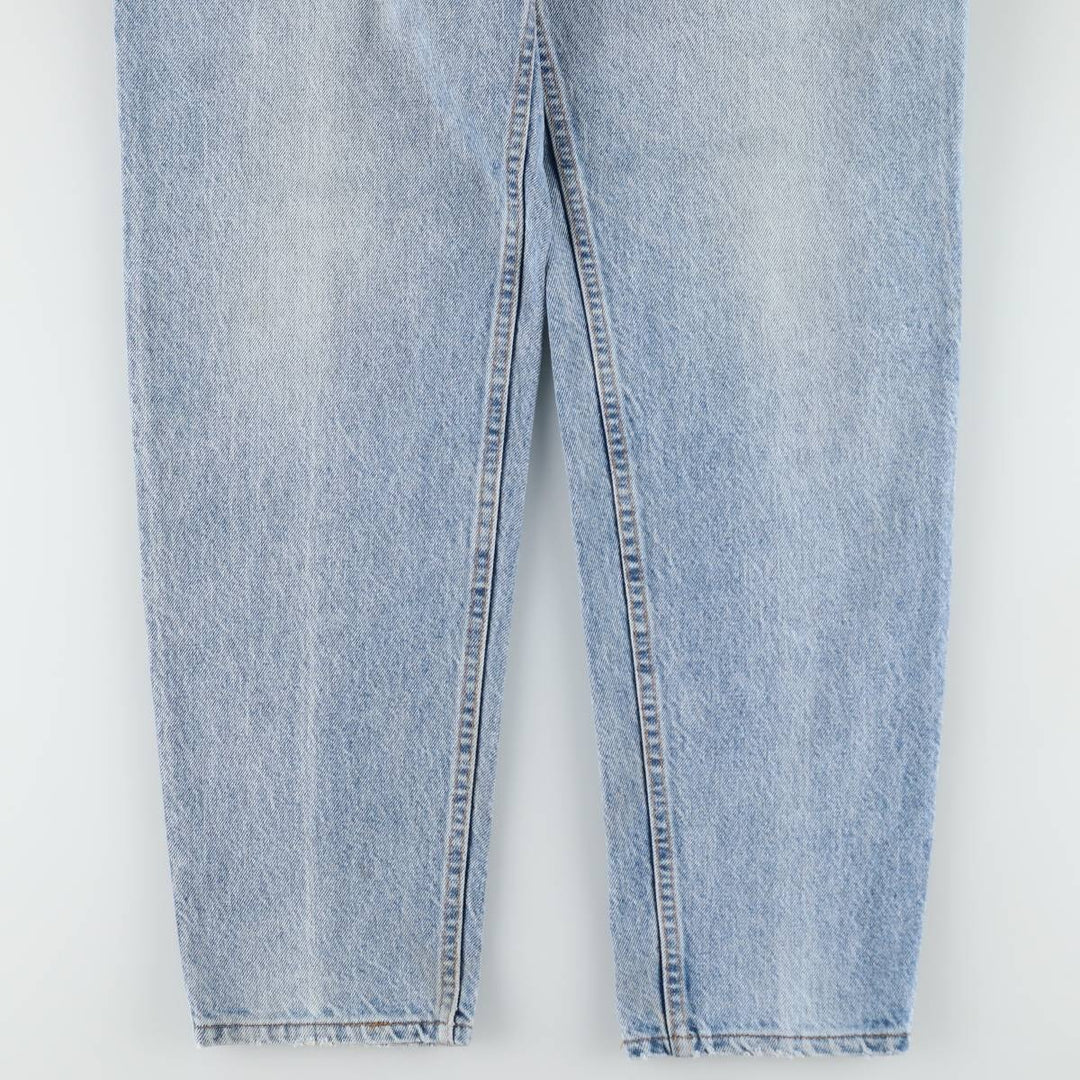 Levi's 550 Orange Tab Tapered Denim Pants, Made in USA, Men's Size W34 (approx.) cotton Blue type light blue Vintage Second Hand