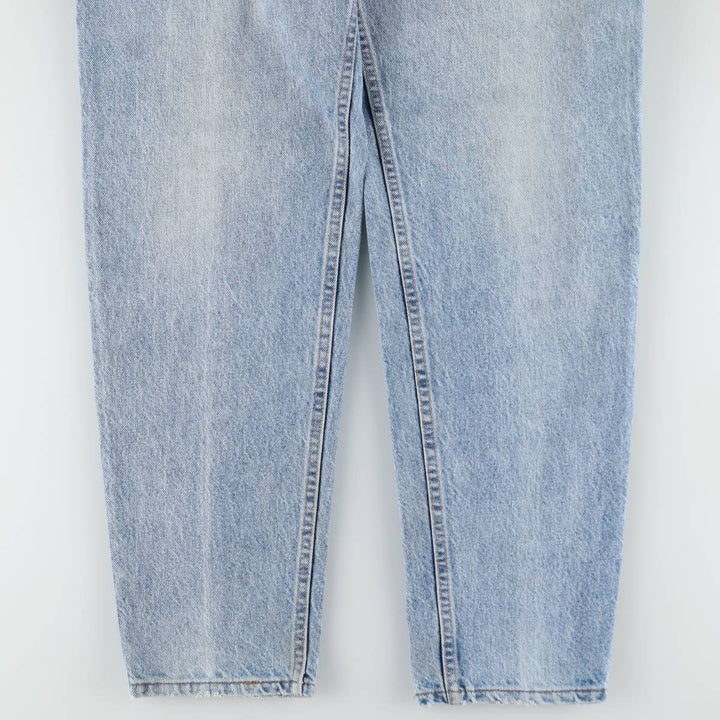 Levi's 550 Orange Tab Tapered Denim Pants, Made in USA, Men's Size W34 (approx.) cotton Blue type light blue Vintage Second Hand