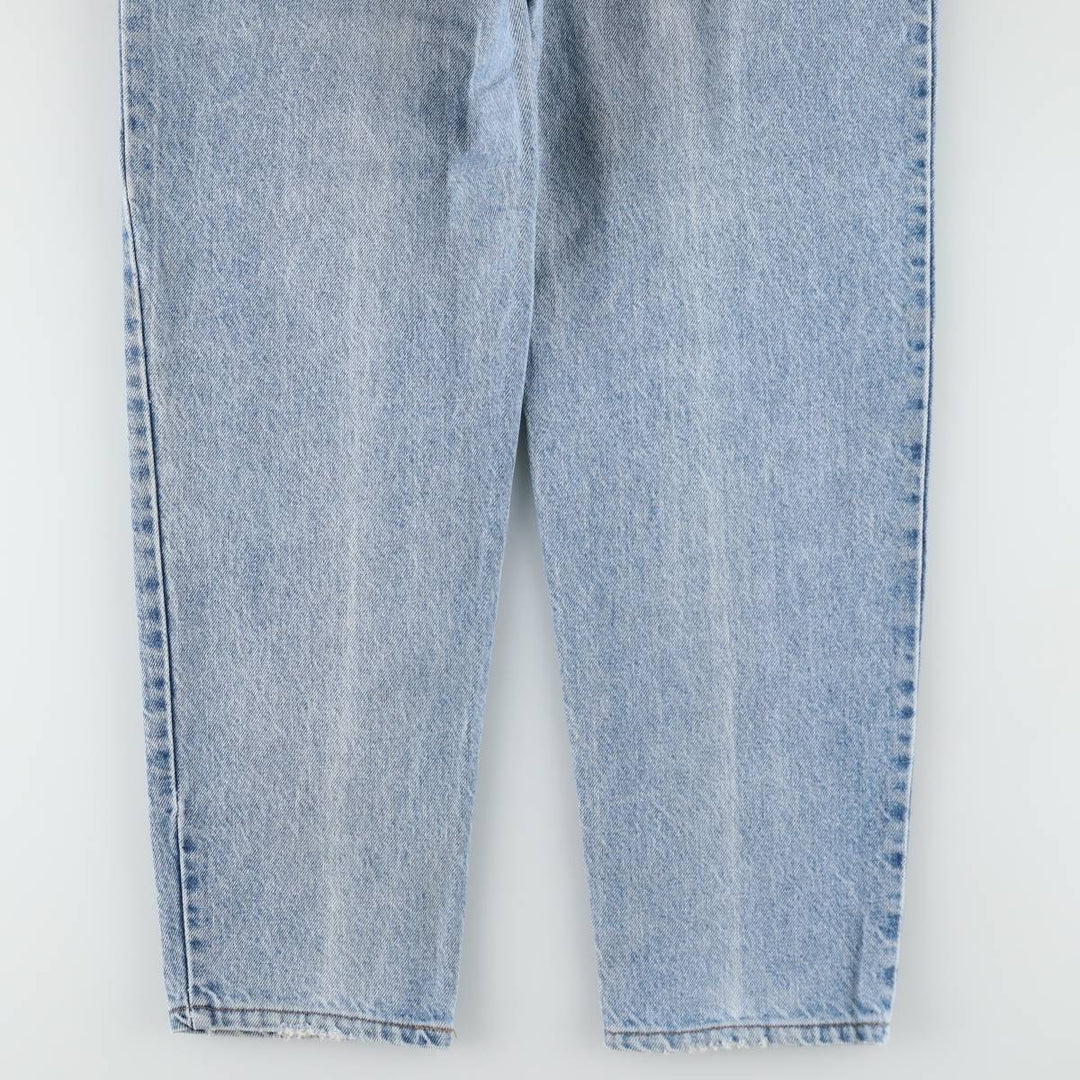 Levi's 550 Orange Tab Tapered Denim Pants, Made in USA, Men's Size W34 (approx.) cotton Blue type light blue Vintage Second Hand