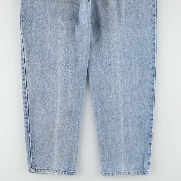Levi's 550 Orange Tab Tapered Denim Pants, Made in USA, Men's Size W34 (approx.) cotton Blue type light blue Vintage Second Hand