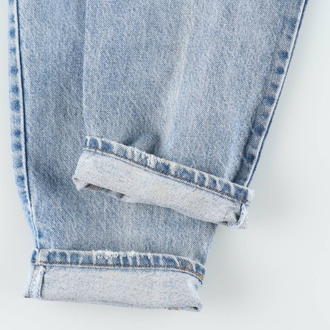 Levi's 550 Orange Tab Tapered Denim Pants, Made in USA, Men's Size W34 (approx.) cotton Blue type light blue Vintage Second Hand