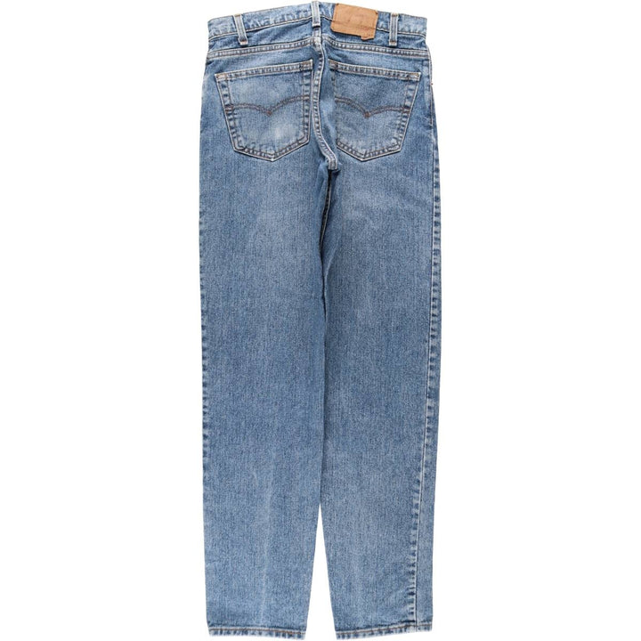 90'S Levi's 550 Tapered Denim Pants Made in USA Men's W31 Vintage cotton blue type Vintage Second Hand