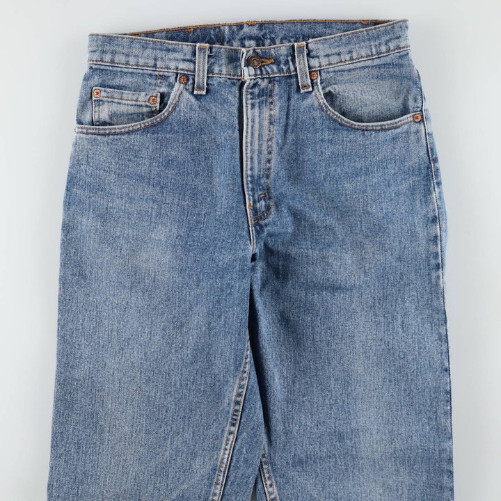 90'S Levi's 550 Tapered Denim Pants Made in USA Men's W31 Vintage cotton blue type Vintage Second Hand