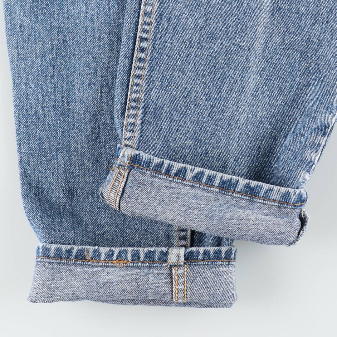 90'S Levi's 550 Tapered Denim Pants Made in USA Men's W31 Vintage cotton blue type Vintage Second Hand
