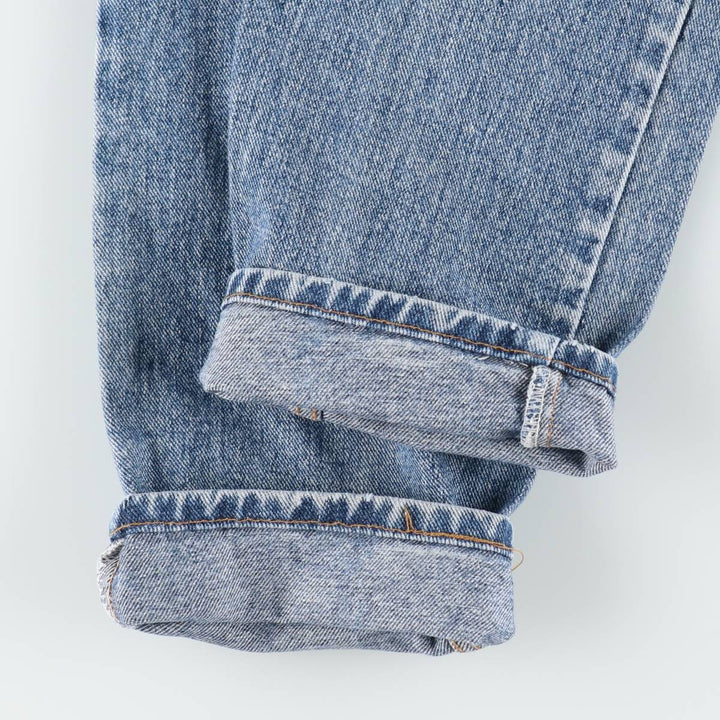 90'S Levi's 550 Tapered Denim Pants Made in USA Men's W31 Vintage cotton blue type Vintage Second Hand