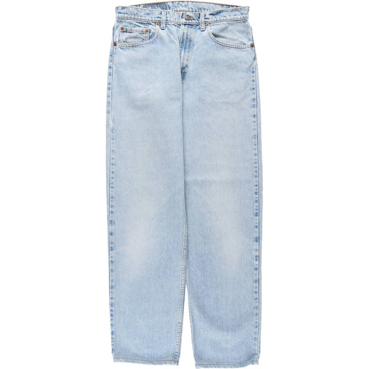 Levi's 550 Relaxed Fit Tapered Denim Pants, Made in USA, Men's Size W33 (approx.) unclear Blue type light blue Vintage Second Hand