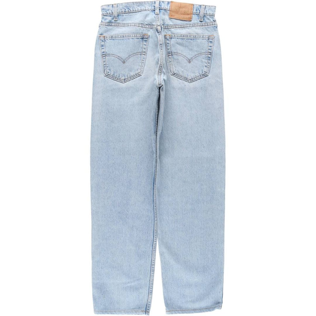 Levi's 550 Relaxed Fit Tapered Denim Pants, Made in USA, Men's Size W33 (approx.) unclear Blue type light blue Vintage Second Hand