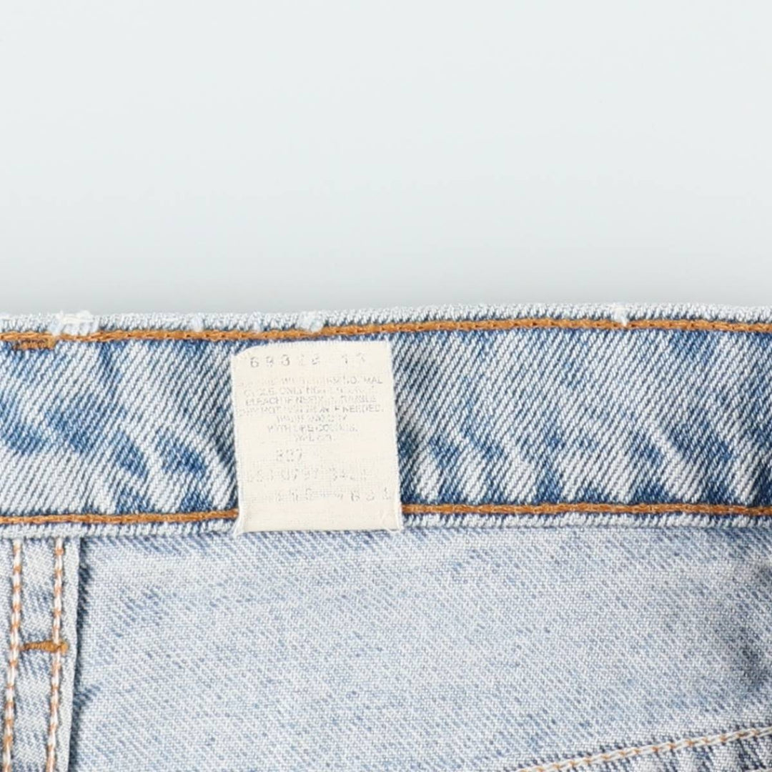 Levi's 550 Relaxed Fit Tapered Denim Pants, Made in USA, Men's Size W33 (approx.) unclear Blue type light blue Vintage Second Hand