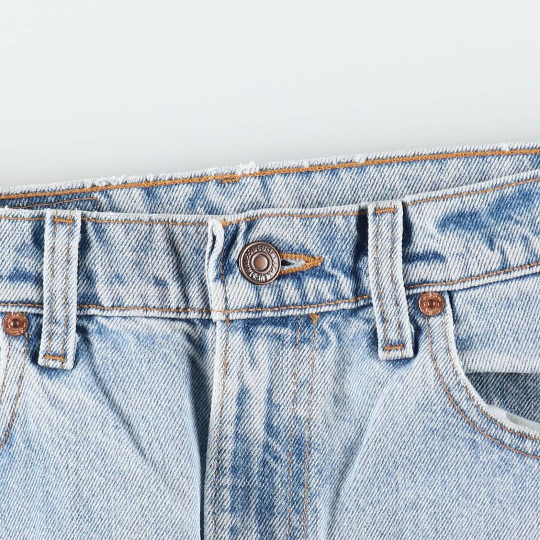 Levi's 550 Relaxed Fit Tapered Denim Pants, Made in USA, Men's Size W33 (approx.) unclear Blue type light blue Vintage Second Hand