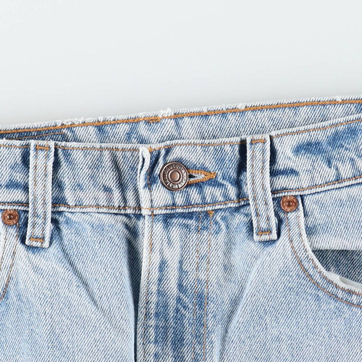 Levi's 550 Relaxed Fit Tapered Denim Pants, Made in USA, Men's Size W33 (approx.) unclear Blue type light blue Vintage Second Hand