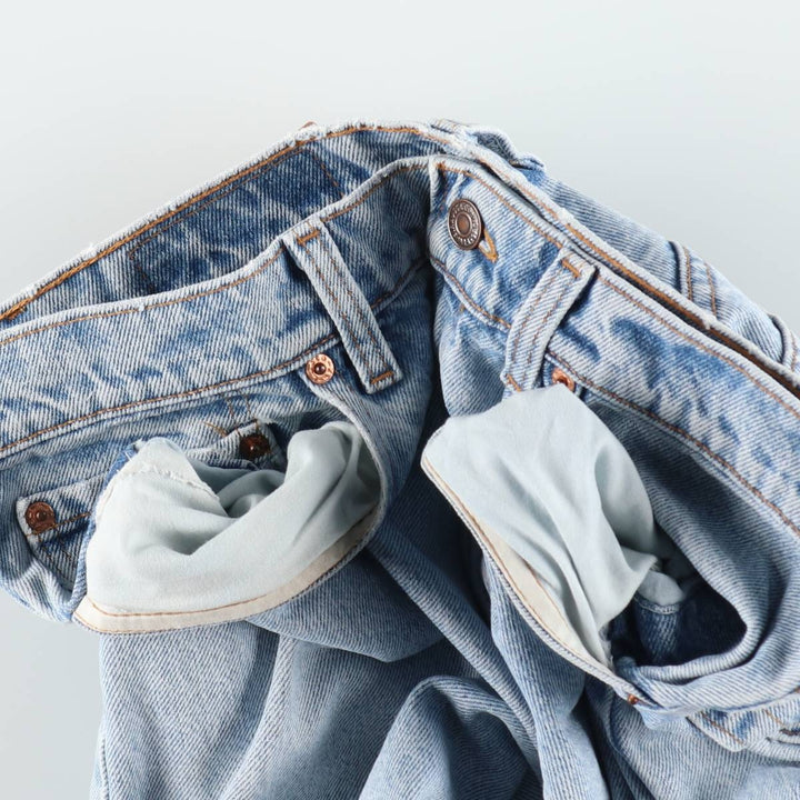Levi's 550 Relaxed Fit Tapered Denim Pants, Made in USA, Men's Size W33 (approx.) unclear Blue type light blue Vintage Second Hand